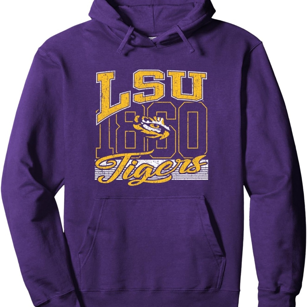 Purple LSU Tigers Hoodie